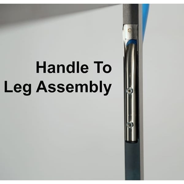 Lakeside Stainless Ergo-One Series 2 Shelf Cart; 500 lb Capacity, 21"x49" - 6830