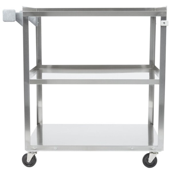 Vollrath Co Vollrath Medium Duty Utility Cart, Stainless Steel, 30-7/8X17-3/4X33-3/4, 300 Lb Cap - 97121