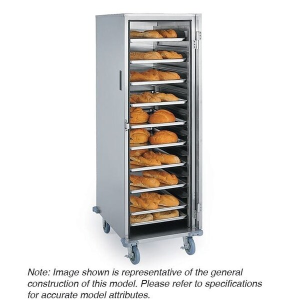 Lakeside Stainless Steel Transport Delivery Cabinet - 16 Tray Capacity - 6534