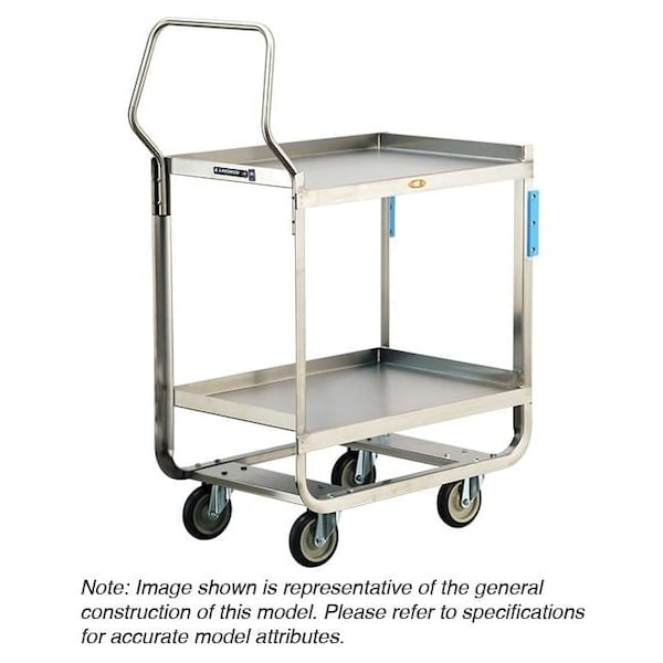 Lakeside Stainless Handler Series 3 Shelf Cart; 1,000 lb Capacity, 18"x27" - 4939