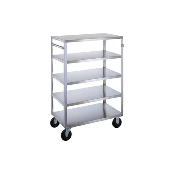 Lakeside Stainless 5 Shelf Banquet Cart;All Edges Down, 500 lb Capacity, 18"x31" - 355