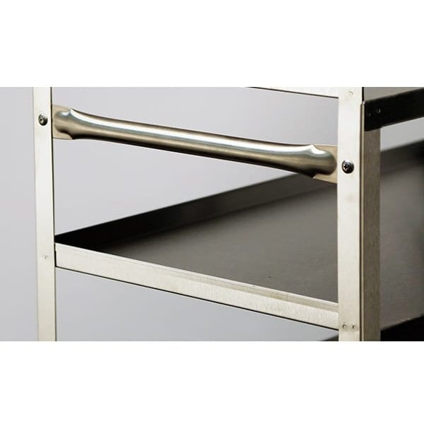 Lakeside Stainless 5 Shelf Banquet Cart;All Edges Down, 500 lb Capacity, 18"x31" - 355