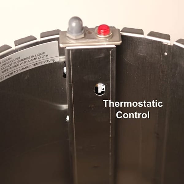 Lakeside Regular Heated Tubular 3 Stack Plate Dispenser; 6-5/8" to 7-1/4" - 8307