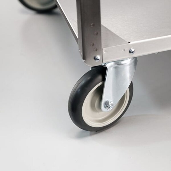 Lakeside Stainless 3 Shelf Banquet Cart; (3) Edges Up, 500 lb Capacity, 18"x31" - 352