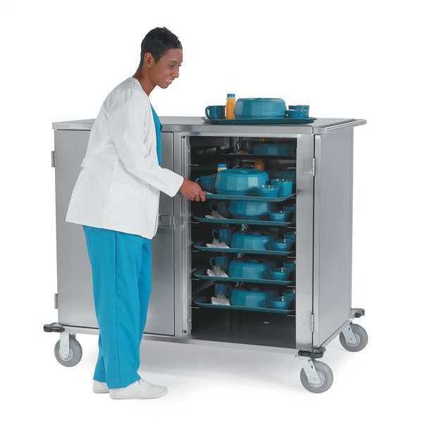Lakeside Stainless Steel Elite Series 18 Tray Delivery Cart; 2 Trays per Ledge - 5618