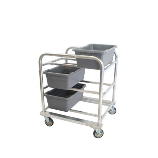 Daphnes Dinnette Heavy Duty Aluminum 6 Lug Carts - 35 x 27.5 x 31.25 in. - DA3131786