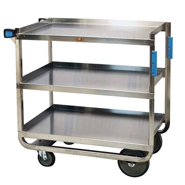 Lakeside Stainless Steel Utility Cart; 1,000 Lb Capacity, 3 Shelf, 21"x49" - 959