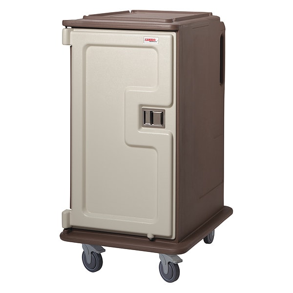 Cambro Meal Delivery Cart, 58 In. H, Granite Sand - EAMDC1418T16194