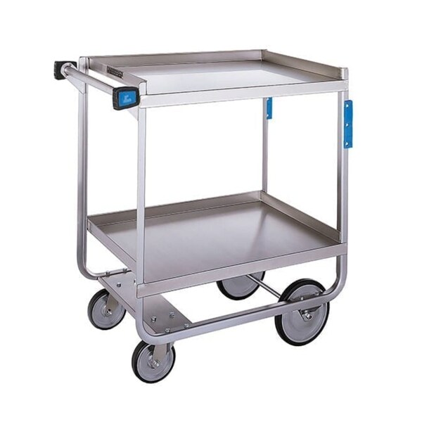 Lakeside NSF Stainless Steel 2 Shelf Utility Cart; 700 Lb Capacity, 15-1/2"x24" - 510