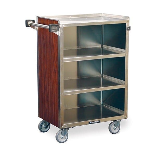 Lakeside Enclosed Bussing Cart, 4 Shelf - 16"x24" - 815