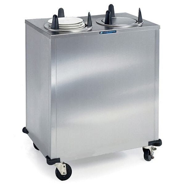 Lakeside Regular Non Heated 2 Stack Plate Dispenser Cabinet; 10-1/4" to 11" - 5211