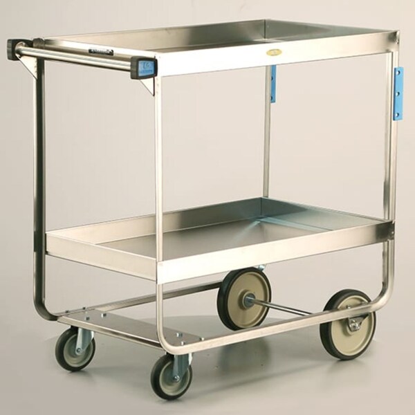 Lakeside Stainless Steel Deep Shelf Cart; 700 Lb Capacity, 2 Shelf, 21"x33" - 727