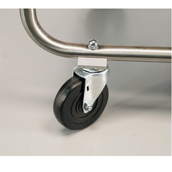 Lakeside Tubular Frame Stainless Steel 3-Shelf Cart; 500 lb Capacity, 18"x27" - 222