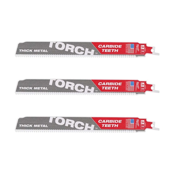 Milwaukee Tool Torch with Carbide Teeth 7T 9L (X3) - 48-00-5202,48-00-5202,48-00-5202