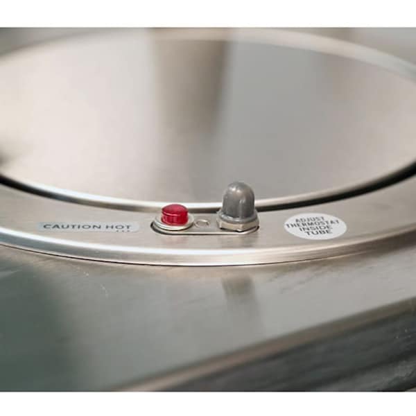 Lakeside Regular Heated Tubular 2 Stack Plate Dispenser; 10-1/4" to 11" - 8211