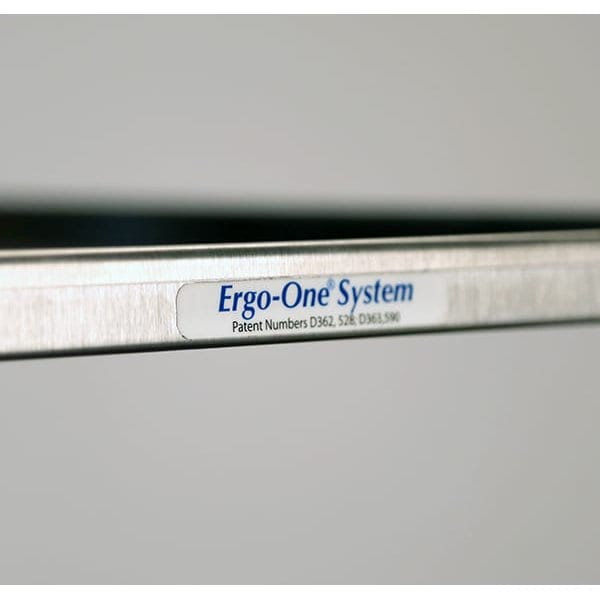 Lakeside Stainless Ergo-One Series 2 Shelf Cart; 300 lb Capacity, 18"x27" - 6610