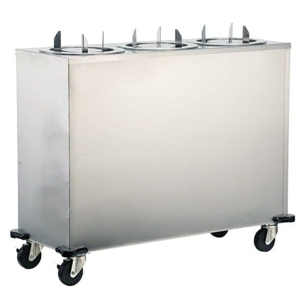 Lakeside Adjust-A-Fit No Heat 3 Stack Plate Dispenser Cabinet; 2-3/4" to 6" - 942