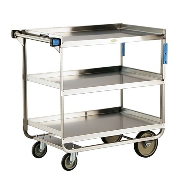 Lakeside NSF Stainless Steel Utility Cart; 700 Lb Capacity, 3 Shelf, 21"x49" - 559