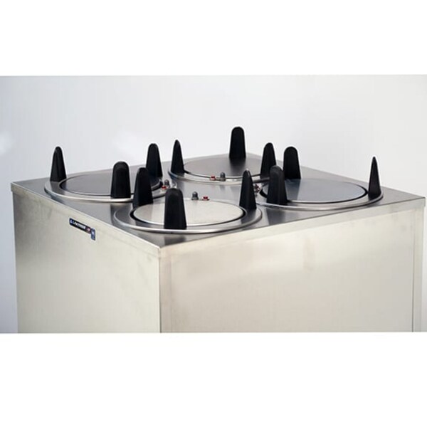 Lakeside Regular Heated 4 Stack Plate Dispenser Cabinet; 5-1/8" to 5-3/4" - 6405