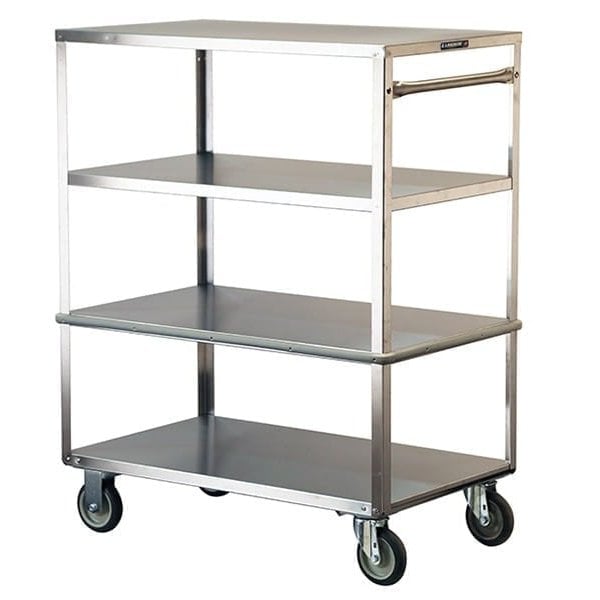 Lakeside Stainless Steel 4 Shelf Cart; All Edges Down, 500 lb Capacity, 21"x35" - 445