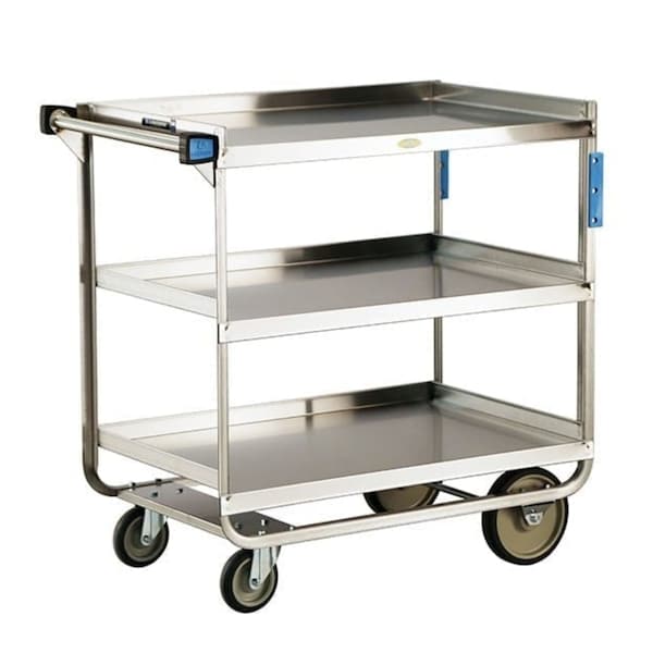 Lakeside Stainless Steel Utility Cart; 700 Lb Capacity, 3 Shelf, 21"x49" - 759