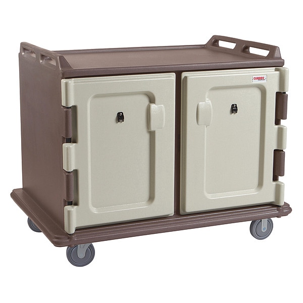Cambro Meal Delivery Cart, 44 In. H, Granite Sand - EAMDC1418S20194