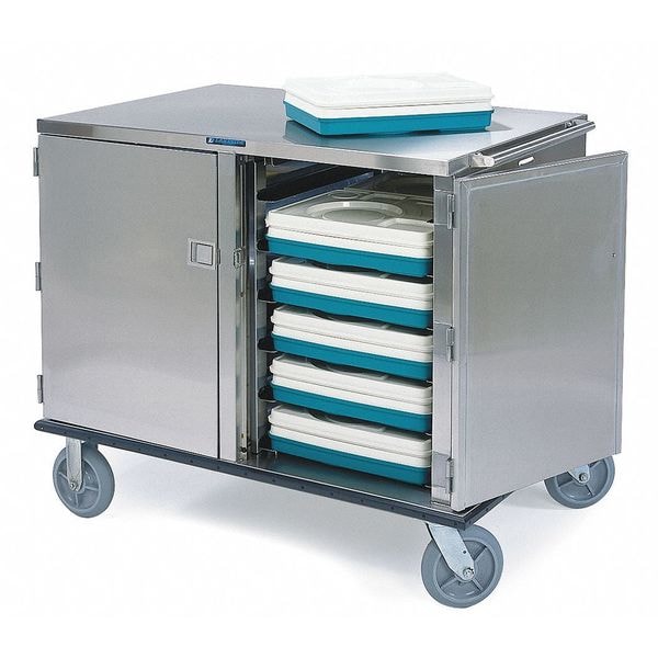Lakeside Stainless Steel Premier Series 18 Tray Delivery Cart;2 Trays per Ledge - 831