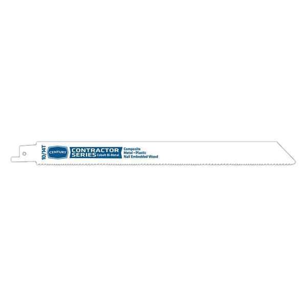 Century Drill & Tool 9" L x Metal Cutting Bi-Metal Recip Saw Blade, 10/14T x 9 in. - 07901