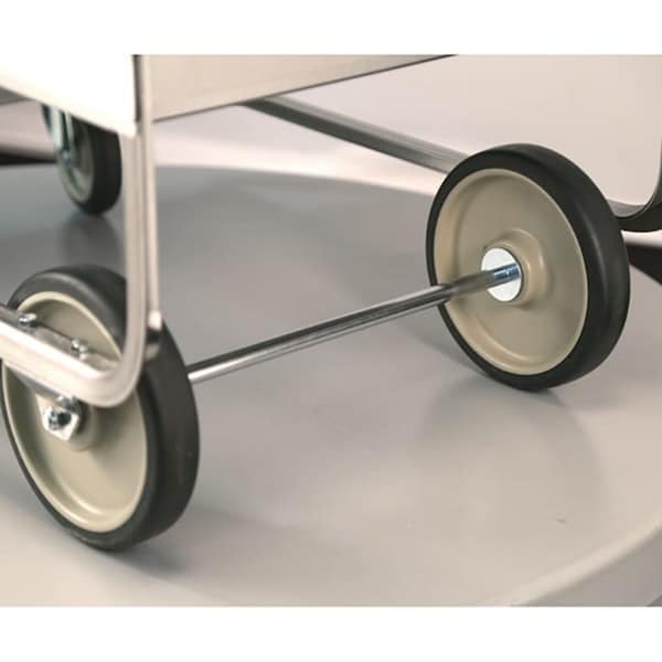 Lakeside Stainless Steel 2 Shelf Utility Cart, 700 lb Capacity, 21"x33", NSF - 543