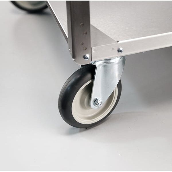 Lakeside Stainless Steel Handler Series 3 Shelf Cart; 500 lb Capacity, 21"x35" - 4444
