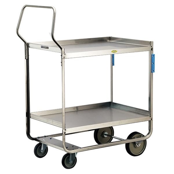 Lakeside Stainless Handler Series 2 Shelf Cart; 700 lb Capacity, 18"x27" - 4721