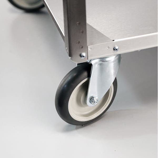 Lakeside Stainless Steel 8 Shelf Cart; (3) Edges Up, 500 lb Capacity, 21"x35" - 451
