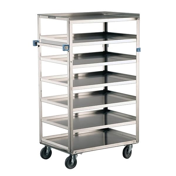 Lakeside Stainless Steel Economy Room Service Cart - (7) Shelves - 438