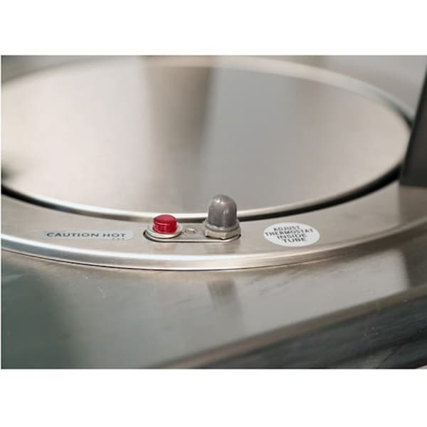 Lakeside Regular Heated 3 Stacl Plate Dispenser Cabinet; 6-5/8" to 7-1/4" - 6307