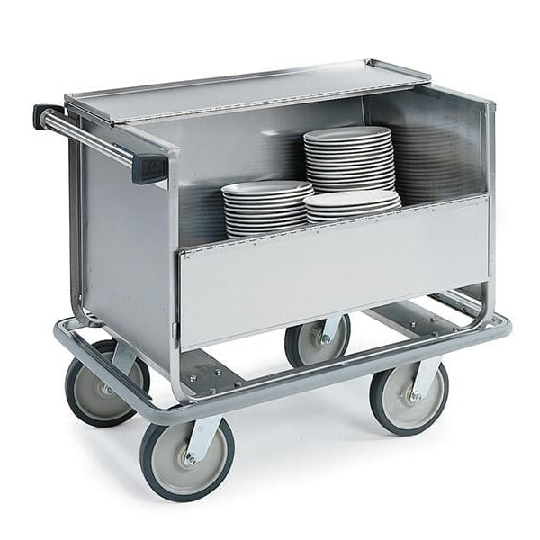Lakeside Store N Carry Dish Cart, 200 lb, 9" Plates - 707