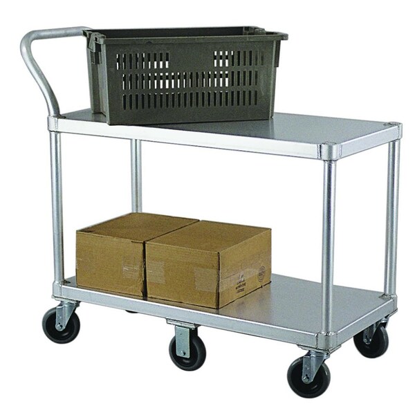 New Age Industrial Cart, Picking, 2-Shelf, 19" x 41" x 30" - 1490