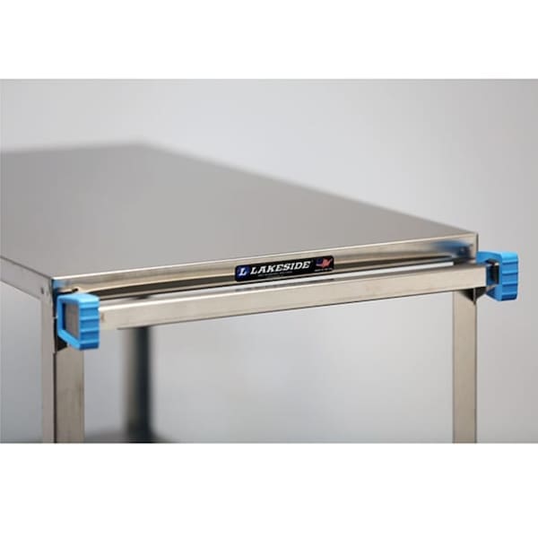 Lakeside Stainless 4 Shelf Banquet Cart;All Edges Down, 500 lb Capacity, 18"x31" - 353