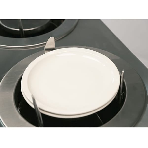 Lakeside Adjustable No Heat 2 Stack Plate Dispenser Cabinet; 2-3/4" to 6" - 905