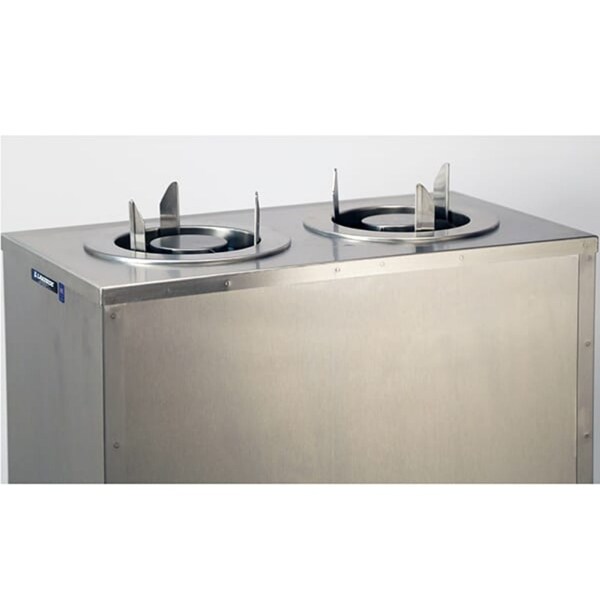 Lakeside Adjustable No Heat 2 Stack Plate Dispenser Cabinet; 2-3/4" to 6" - 905