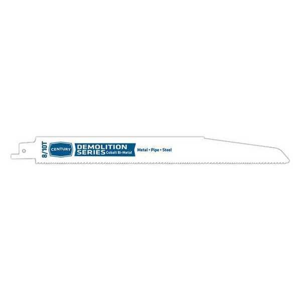 Century Drill & Tool 9" L x Demolition Cutting Demolition Bi-Metal RecipBlade, 8/10Tx9in - 07903