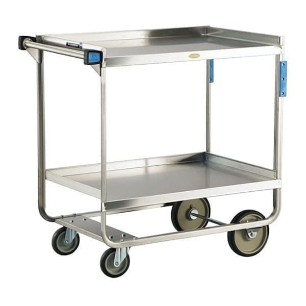 Lakeside Stainless Steel Utility Cart; 700 Lb Capacity, 2 Shelf, 21"x33" - 743