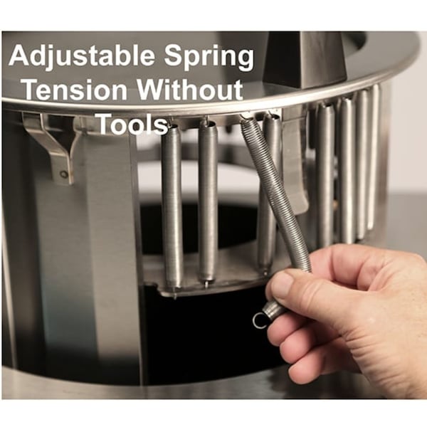 Lakeside Regular Heated Tubular 3 Stack Plate Dispenser; 7-3/8" to 8-1/8" - 8308