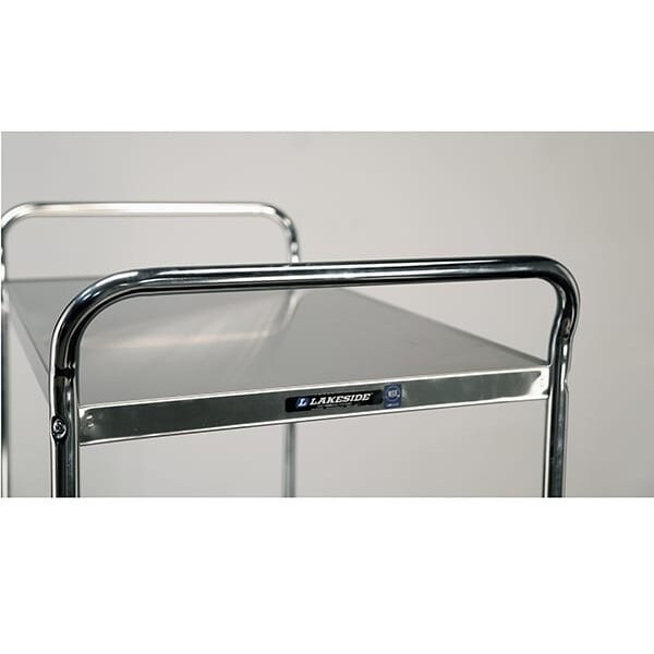 Lakeside Tubular Frame Stainless Steel 3-Shelf Cart;500 lb Capacity, 15-1/2"x24" - 211