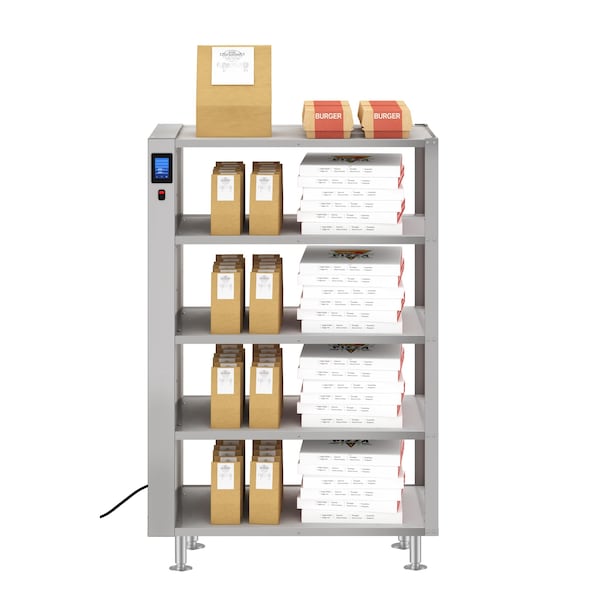 Koolmore Five-Shelve Commercial Take Out Warmer Cabinet with Touch Screen in Stainless-Steel, UL - KM-WSC-T5