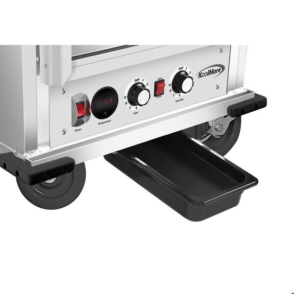 Koolmore 33 in. Commercial Insulated Heated Holding/Proofing Cabinet with Glass Door and Wire Racks - KM-CHP36-WIGL