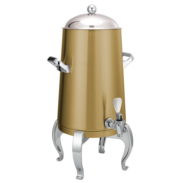 Service Ideas Flame Free Thermo-Urn Vintage Gold Regal Style Vacuum Insulated Urn, 3 Gallon - URN30VVGRG
