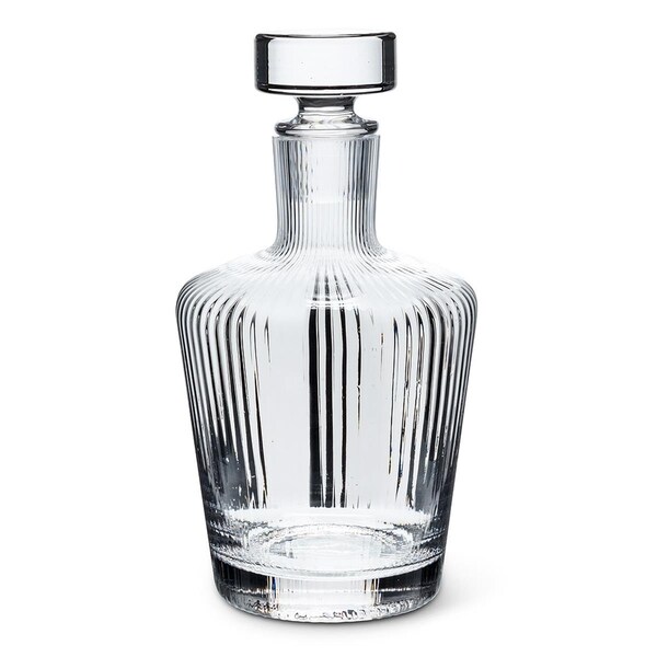 Abbott Collections 10 in. Tight Optic Liquor Decanter, Optic - AB-27-COURT-DEC