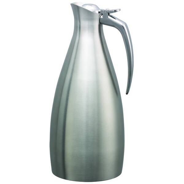Service Ideas Altus Series Carafe, Stainless Vacuum Insulated, 1.5 Liter, Brushed Stainless - ALTU15BS