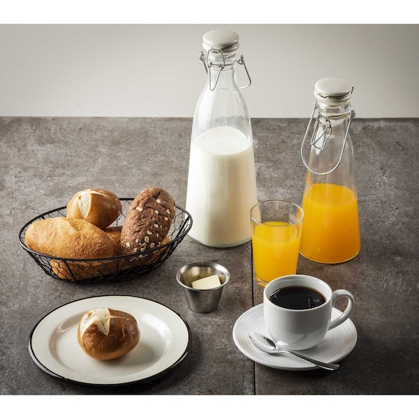Tablecraft Round Resealable Carafe, Clr Glass, 17 oz - 10725