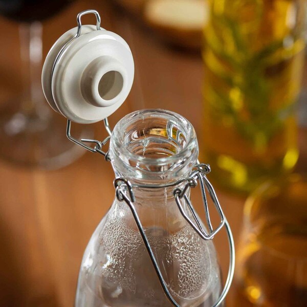 Tablecraft Round Resealable Carafe, Clr Glass, 34 oz - 10726